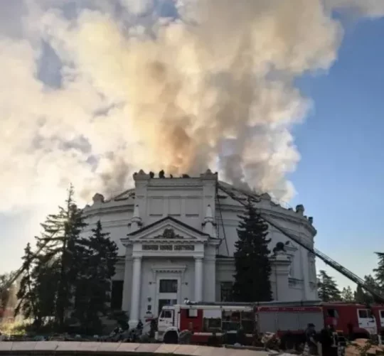 музей панорама у Севастополі загорілась після атаки українського безпілотника