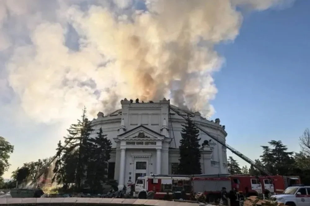 музей панорама у Севастополі загорілась після атаки українського безпілотника