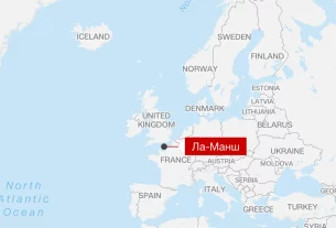 Мапа де російський військовий корабель зробив попереджувальні постріли в бік яхти під прапором Британії, яка рухалася «небезпечним курсом»