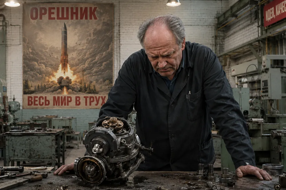 ілюстрація конструктора Орешника зі ШІ