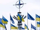 Прапори України та НАТО