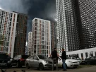 Чорні хмари диму в Москві після удару українського дрона 18 червня