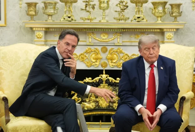 генеральний секретар НАТО Марк Рютте з Дональдом Трампом