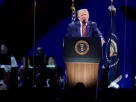 Президент США Дональд Трамп виступає на мітингу з нагоди Дня незалежності 4 липня, присвяченому 250-річчю незалежності США