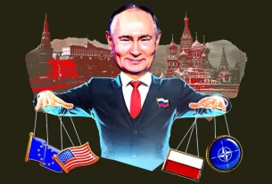 ілюстрація Путіна як "кукловода"