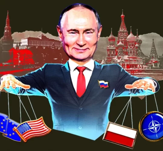 ілюстрація Путіна як "кукловода"