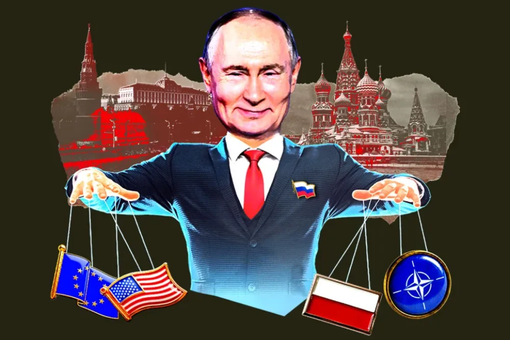 ілюстрація Путіна як "кукловода"