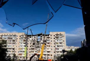 наслідки руйнувань у Києві