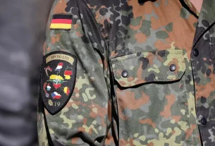 20 червня під час військових навчань «Freedom Shield 2026» поблизу Пабраде (Литва) можна побачити форму німецького солдата