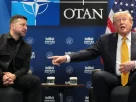 Дональд Трамп з Володимиром Зеленським під час саміту НАТО