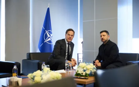 Генеральний секретар НАТО Марк Рютте та президент України Володимир Зеленський в Анкарі