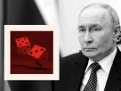 ілюстрація де зображен Володимир Путін