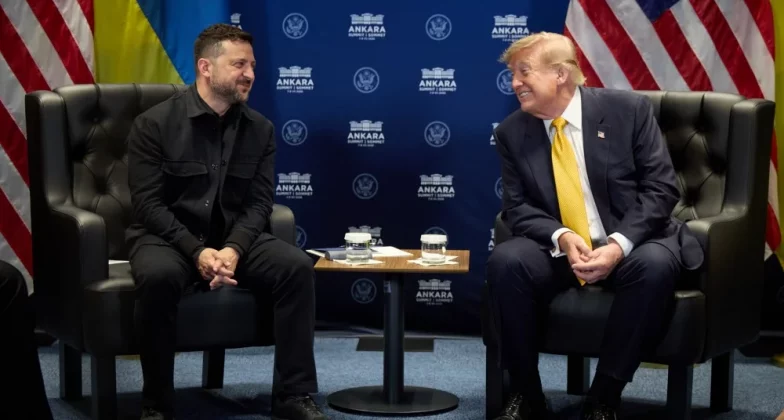 Володимир Зеленський та Дональд Трамп