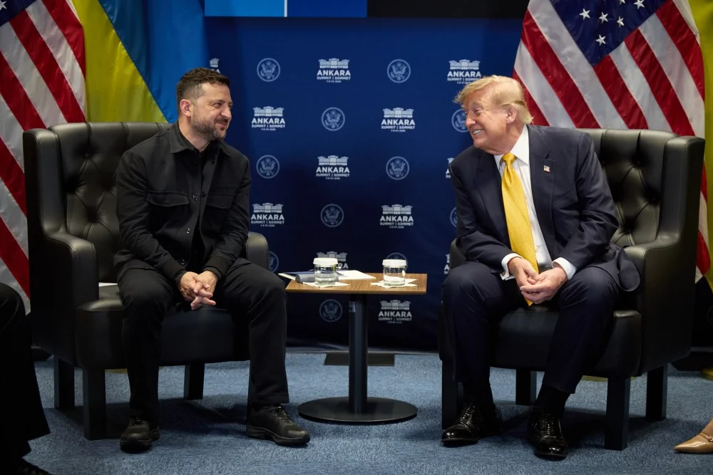 Володимир Зеленський та Дональд Трамп