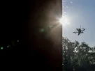 Український дрон з видом від першої особи (FPV) пролітає поблизу російського кордону в Харківській області, Україна, 14 червня 2024 року