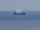 уражений російський корабель у Азовському морі