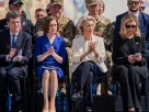 Зліва направо: президент Румунії Нікусор Дан, президент Молдови Мая Санду, голова Європейської комісії Урсула фон дер Ляєн та Олена Зеленська беруть участь у церемонії в Києві, Україна, у середу, 15 липня 2026 року