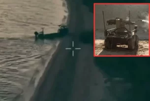 висадка дрона за допомогою дрона