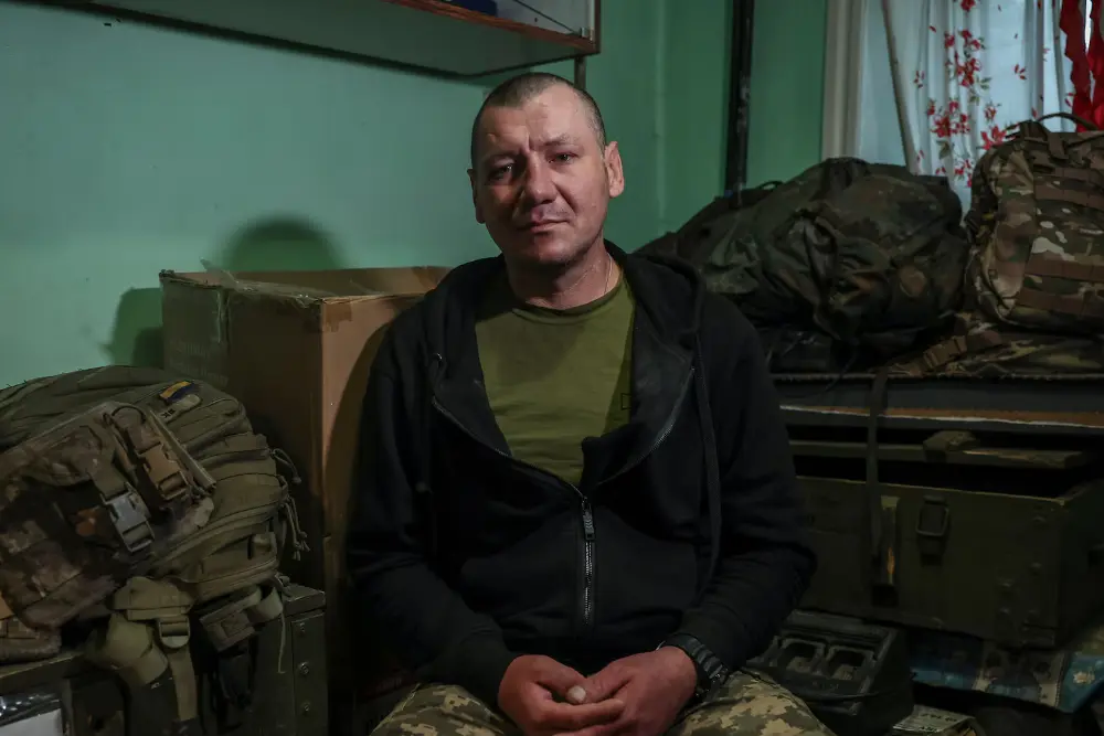 Сергій Криницький дав інтерв’ю агентству Reuters після повернення до свого підрозділу, провівши 346 днів на передовій