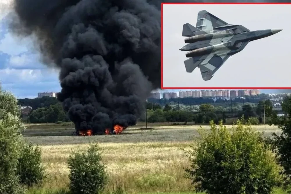 су-57 російський винищувач розбився