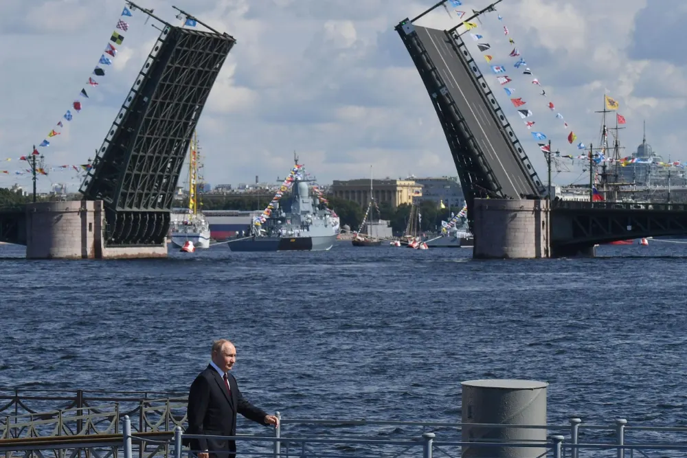 Останній морський парад у Санкт-Петербурзі відбувся у 2024 році.