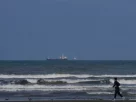 Узбережжя Каспійського моря в Бандар-Анзалі, Іран, наприкінці минулого року