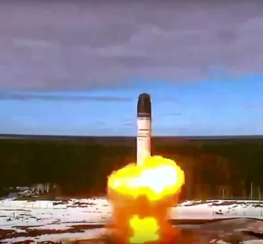 тренувальний пуск ракети «Сармат»