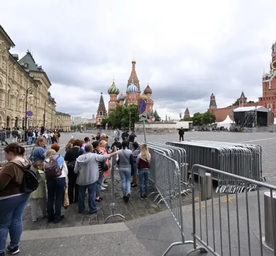 Червона площа біля Кремля у Москві