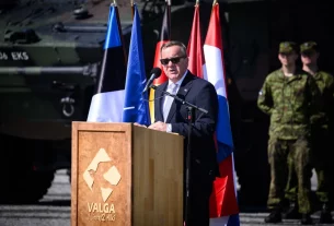 30 червня міністр оборони Німеччини Борис Пісторіус бере участь у церемонії у Валзі, Естонія