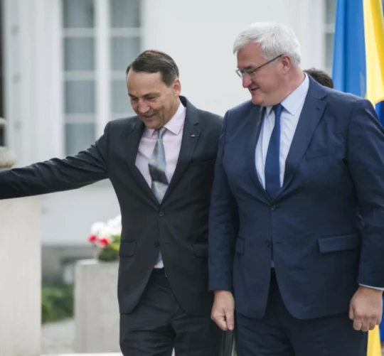 Радослав Сікорський та Андрій Сибіха