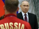 Володимир Путін спілкується з російськими спортсменами