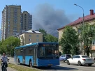 18 липня в місті Ногінськ, що поблизу Москви, після повідомлень про український напад з нафтопереробного заводу піднімається дим