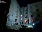 Руйнування після того, як у четвер російські війська завдали авіаударів, в результаті яких у Сумах (Україна) постраждало понад 10 осіб