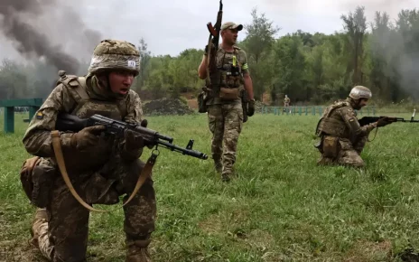 українська військова піхота на тренуванні