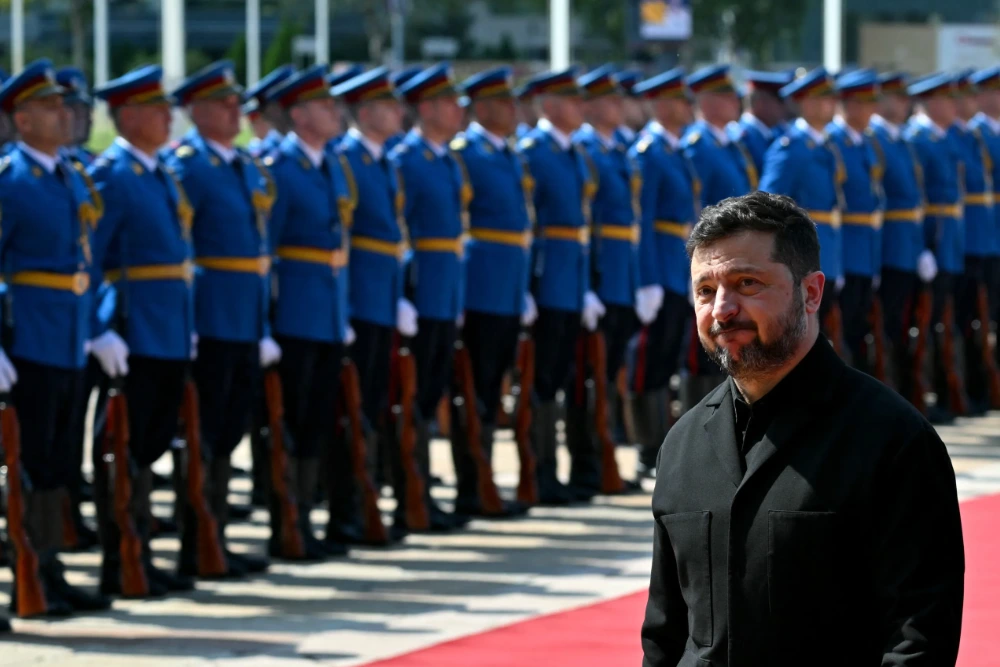 Володимир Зеленський у Сербії
