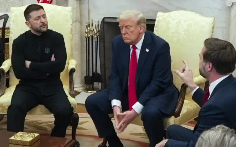 Володимир Зеленський з Трампом у овальному кабінеті, скандальні кадри