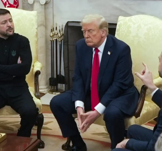 Володимир Зеленський з Трампом у овальному кабінеті, скандальні кадри
