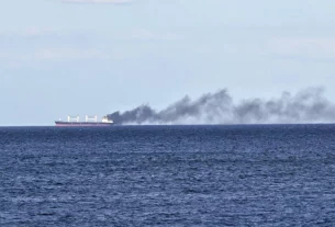 уражений дроном корабель у Чорному морі