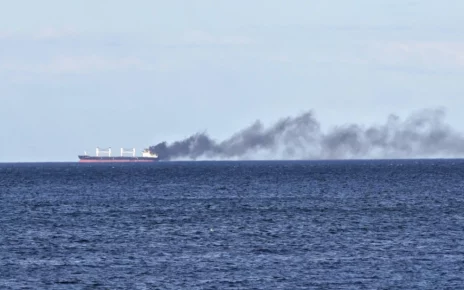 уражений дроном корабель у Чорному морі