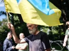 Акція протесту проти рішення про заміну Михайла Федорова на посаді міністра оборони в Києві, Україна