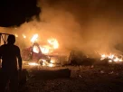 пожежа після останнього обструлу Києва Росією