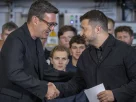 Енді Бернхем вітає Володимира Зеленського з приїздом до Великої Британії, липень 2026 року.