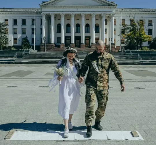 Весілля у Краматорську під час війни