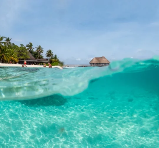 пляж на Мальдівах