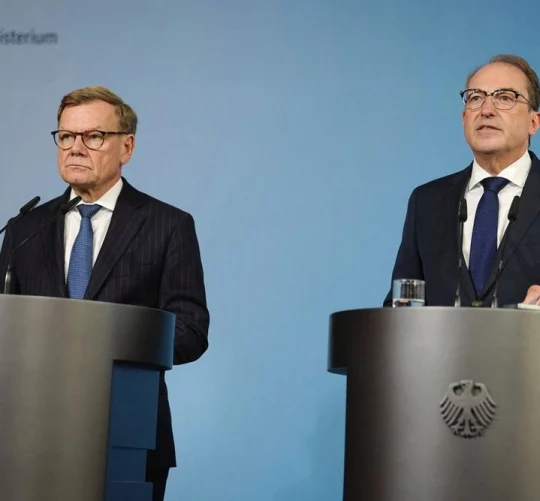Міністр внутрішніх справ Німеччини Добріндт і міністр закордонних справ Вадефуль