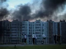 руйнування у українському місті після російських ракетних атак
