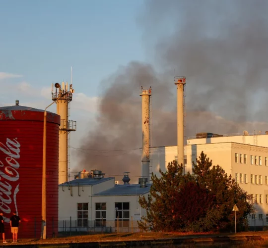 Завод Кока Кола в Україні уражен дроном