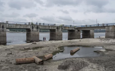 Каховське водосховище після катастрофи