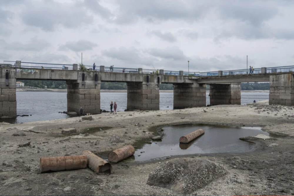 Каховське водосховище після катастрофи