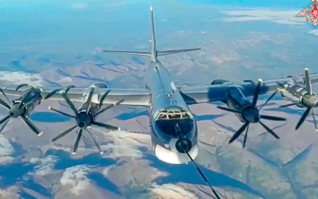 Стратегічний бомбардувальник Ту-95; Москва покладається на ці бомбардувальники як на частину своєї ядерної тріади